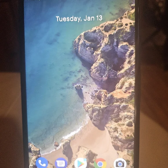 Google Smartphone with Black Frame