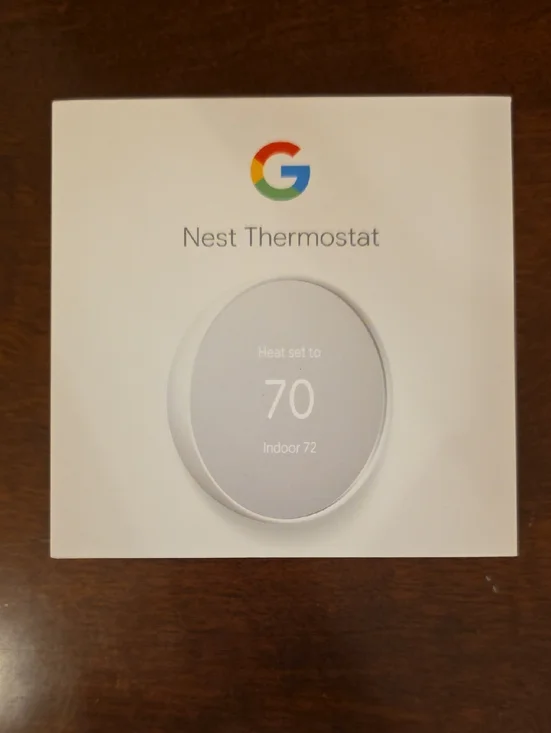 Google Nest Thermostat - Snow (White)