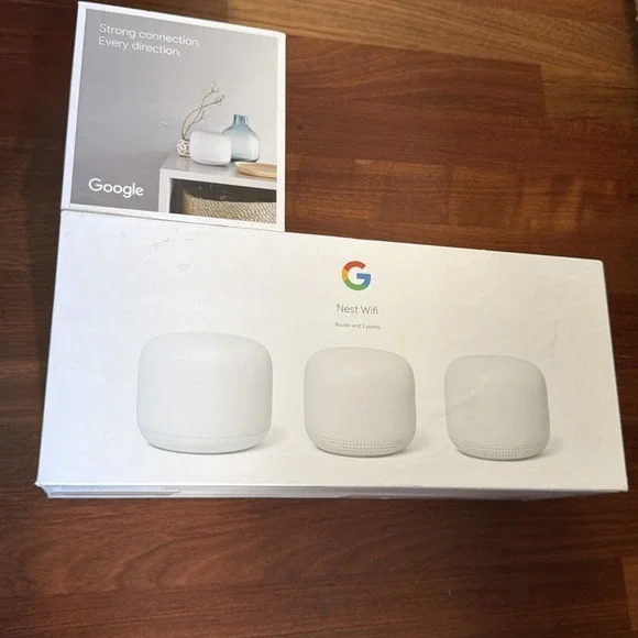 Google Nest Wifi Router and 2 Points - Snow