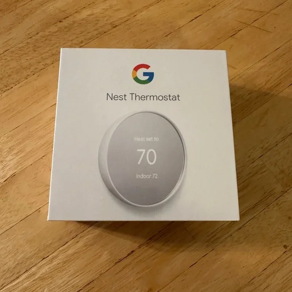Google Nest Thermostat in Classic White