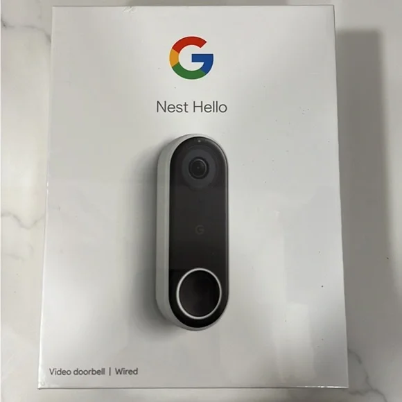 Google Nest Hello Video Doorbell - Black