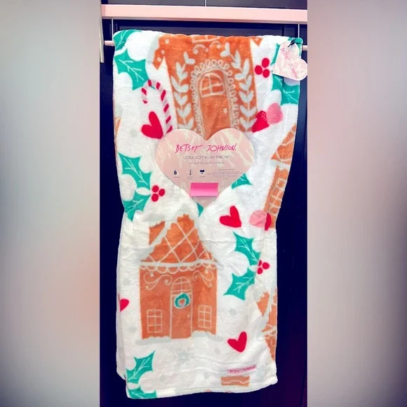 Betsey Johnson Christmas blanket