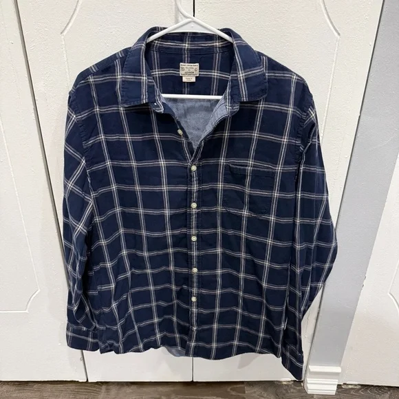 J. Crew Plaid Flannel Button Down