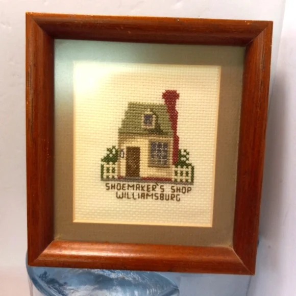 VINTAGE Handcrafted Needlepoint 