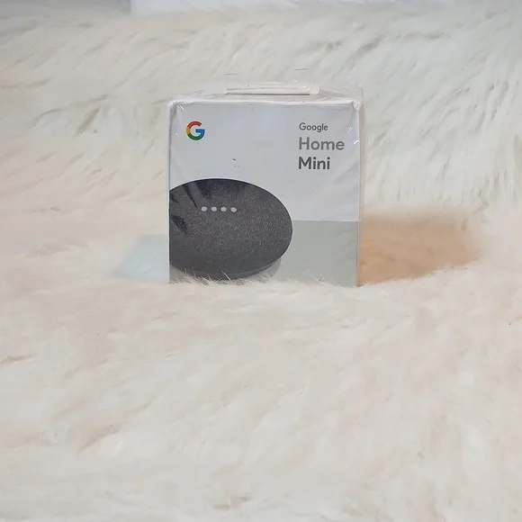 Google Home Mini Smart Assistant Charcoal NWOT