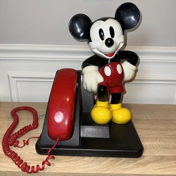 VTG 1994 Mickey‎ Mouse AT&T Landline Push Button Telephone Tested 
