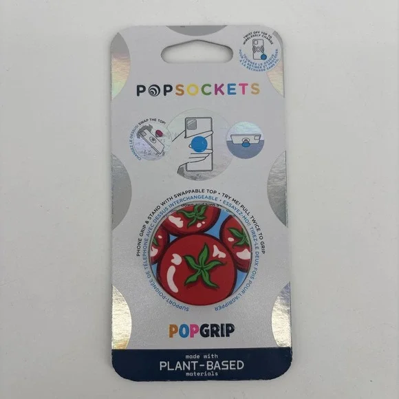 PopSocket Tomato Popgrip Phone Grip‎ Plant Based Materials New