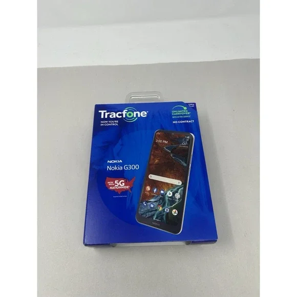 Nokia G300 5G TracFone Smartphone Triple Lens Camera 64GB 6.5