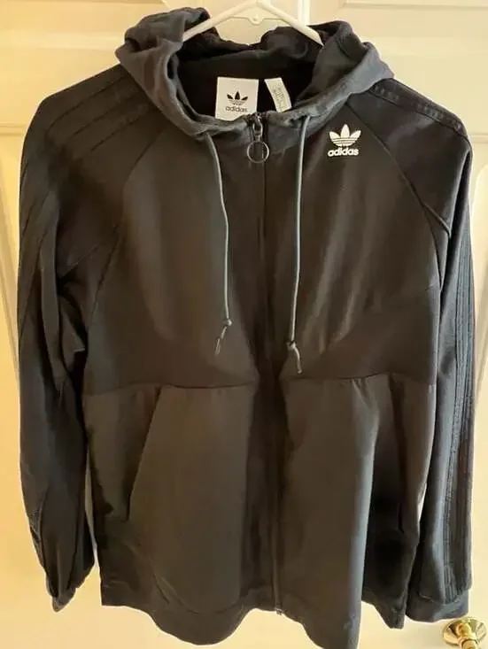adidas Originals PT3 Full-Zip‎ Hooded Track Jacket Black DV1968