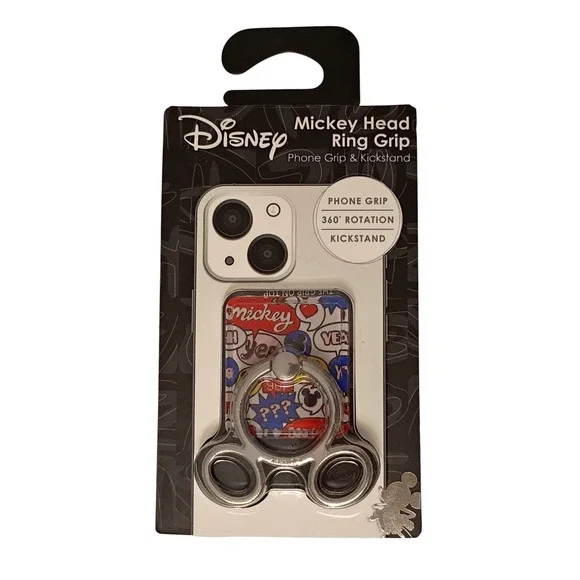Disney‎ Mickey Mouse Smart Phone Ring Grip And Stand NEW