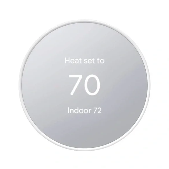 Google Nest Smart Programmable WiFi Thermostat - Snow - NWT