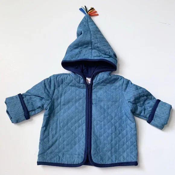 NWOT Hanna Andersson baby hooded jacket 12-18 months or 18-24 months