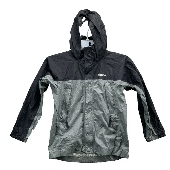 Marmot Waterproof Rain Jacket Youth Boys Small Windbreaker Gorpcore Outdoor Snow