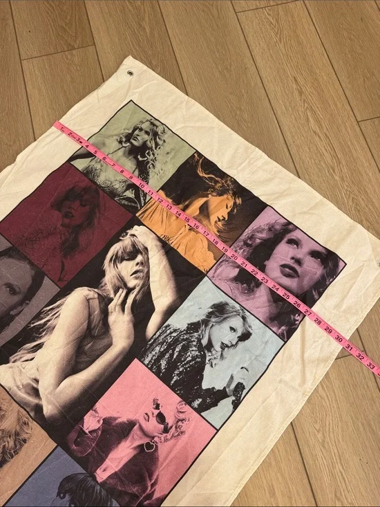 Taylor Swift The Eras Tour Canvas Tapestry Wall Hanging Official Merch 48x31