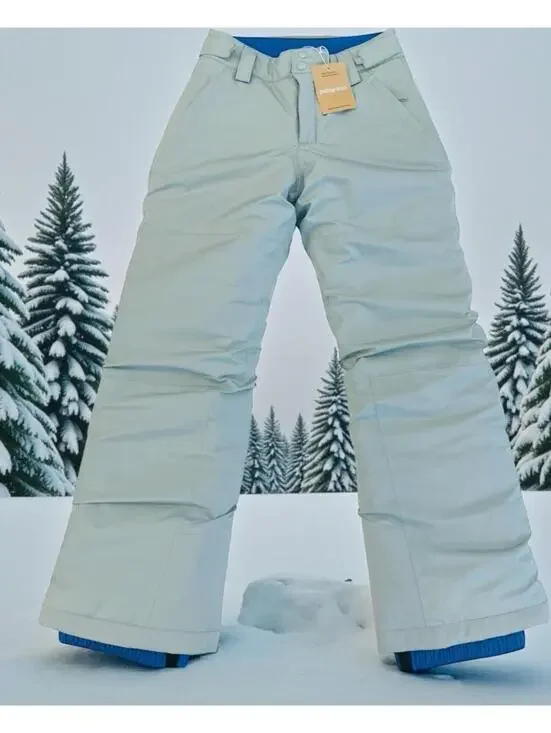 $169 Patagonia Powdertown Snow Pants Thermal Blue Size Large