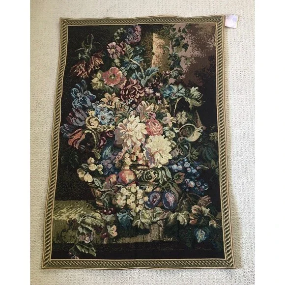 NEW A&B Home Floral Tapestry Wall Hanging 25