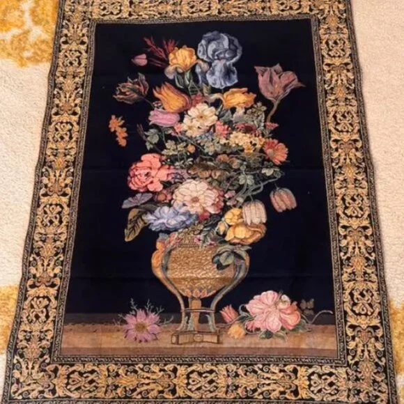Heavy Flemish Tapestry. 36.5 X 49.5. 4