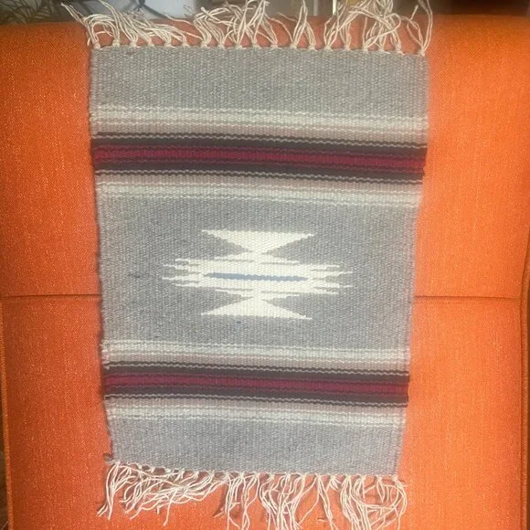 Chimayo Medium Gray Geometric Weaving