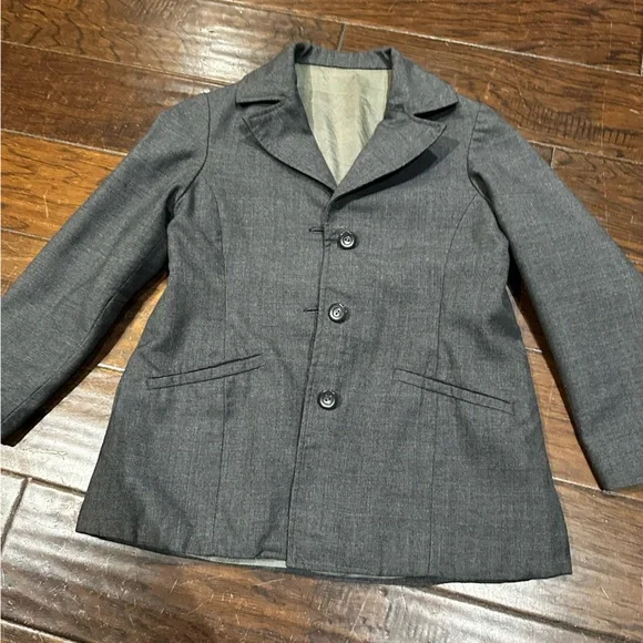 Kids‎ Gray Button-Up Blazer Size 8