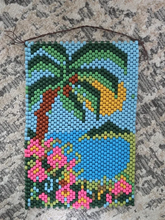 The Beadery Craft Tropical Delight Beaded Banner