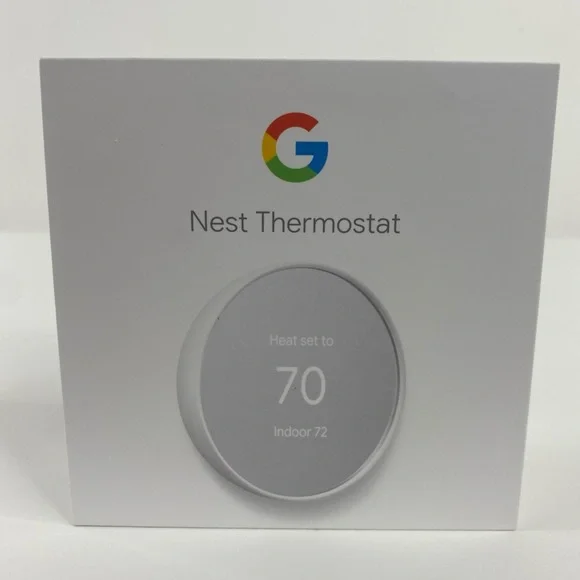 Google Nest Programmable Smart Wi-Fi Thermostat for Home - Snow G4CVZ GA01334-US