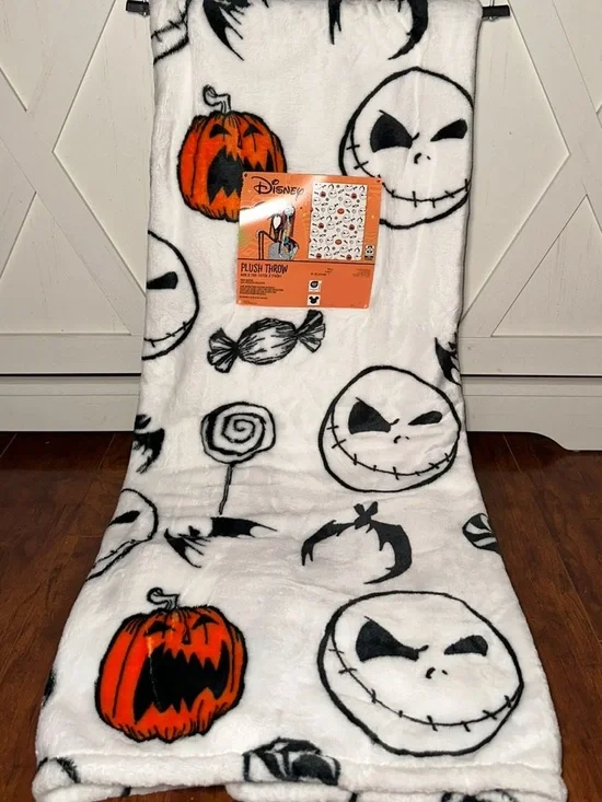 Disney The Nightmare Before Christmas Plush Throw Blanket