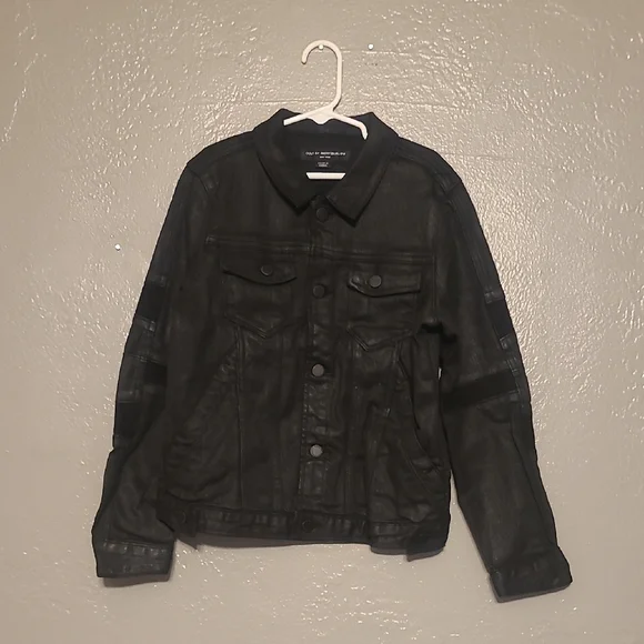 Cult Of Individuality Kids Black Denim Jacket NWOT Size 8