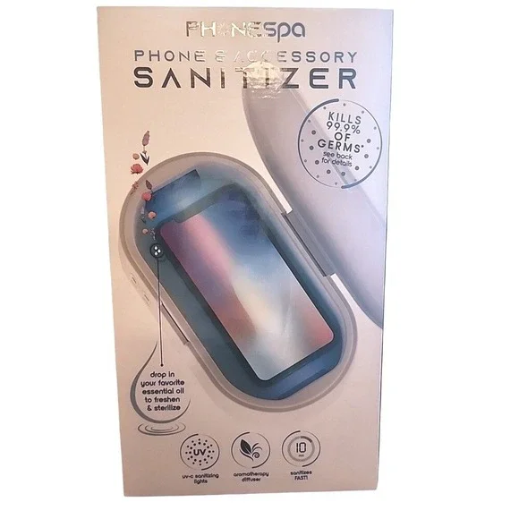PhoneSpa Convenient, Portable, and Foldable UV-C‎ Light Sanitizer Aromatherapy