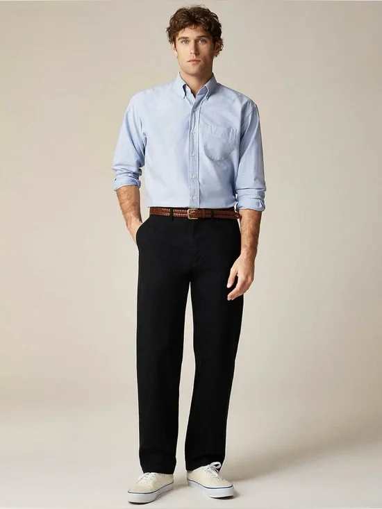 NWT J. Crew Classic Chino Pant Black