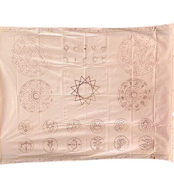 Firefly Ideas Tapestry 59x79 Zodiac Constellation Pink