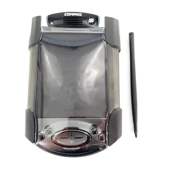 Compaq 3955 iPAQ Pocket PC w/ Cover & Stylus Untested Excellent Condition