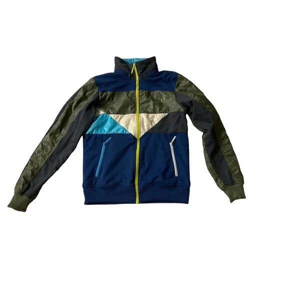 Vintage‎ Adidas Zip Up Jacket Multicolor Large Sleeve Size M