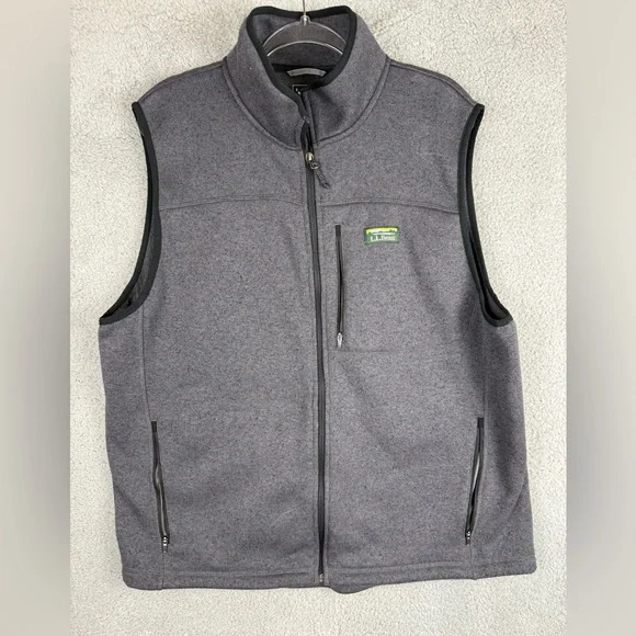 Men’s LL bean fleece vest XL EUC