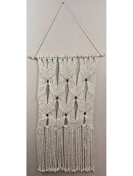 Macrame Wall Hanging Boho Chic Farmhouse 19