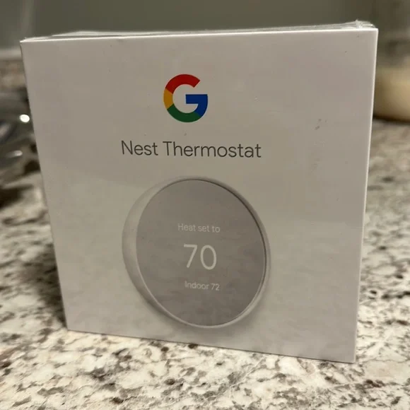 NEW Google Nest Thermostat - Programmable Wifi Thermostat - Snow