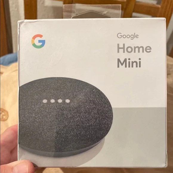 Google Home Mini assistant Speaker in Charcoal Gray New sealed