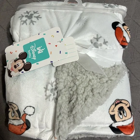 Disney Baby Mickey Mouse Plush Blanket -