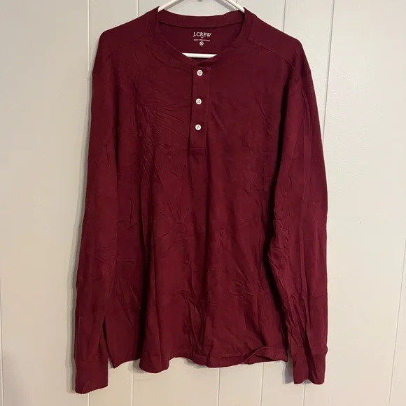J.Crew three button long sleeve T-shirt size‎ XL
