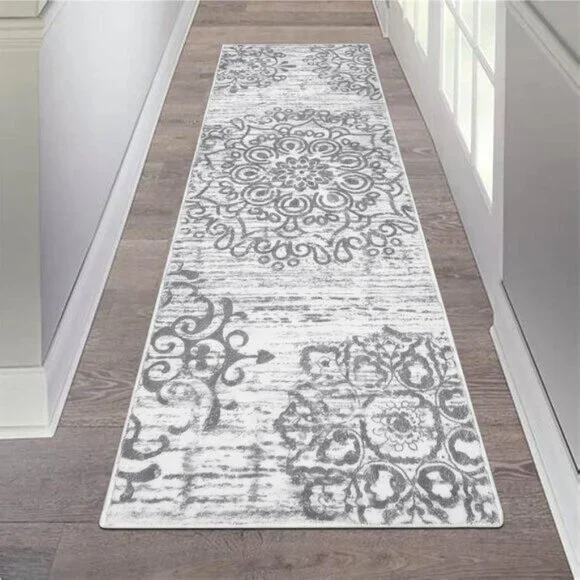 New 2x6 Washable Hallway Runner, Vintage Non-Slip Area Rug for Home & Entry