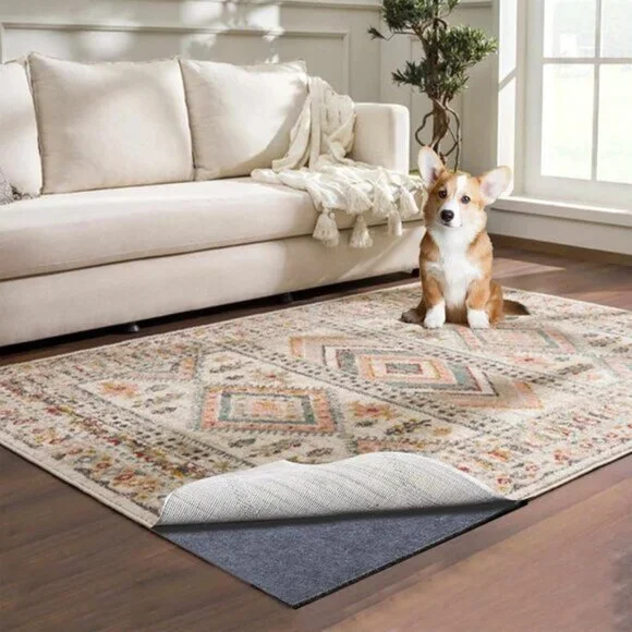 NEW Waterproof Rug Pad 3x5 ft – Non-Slip Carpet Pad for Area Rugs and Flooring