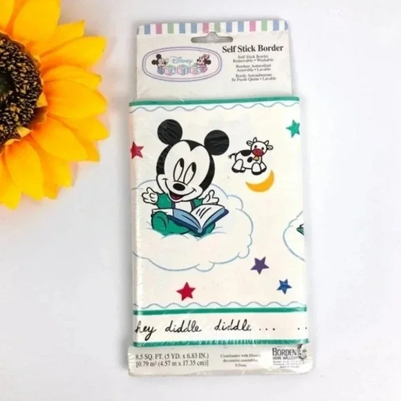 NEW Border Disney Babies Mickey Mouse Vtg 1993,