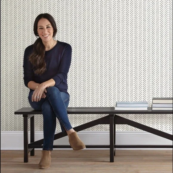 Magnolia Home BK Pick-Up Sticks Wallpaper Black