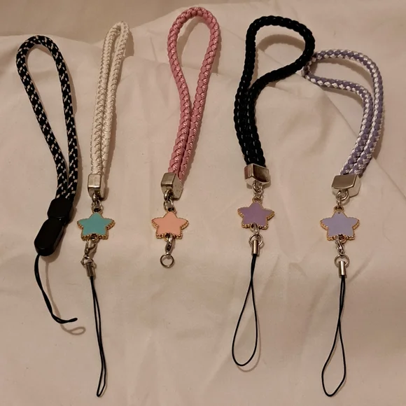 Colorful Star Charm Phone Straps