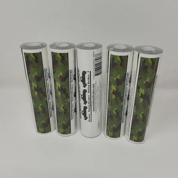 Wallpaper Border Prepasted Washable Camo Camouflage 6