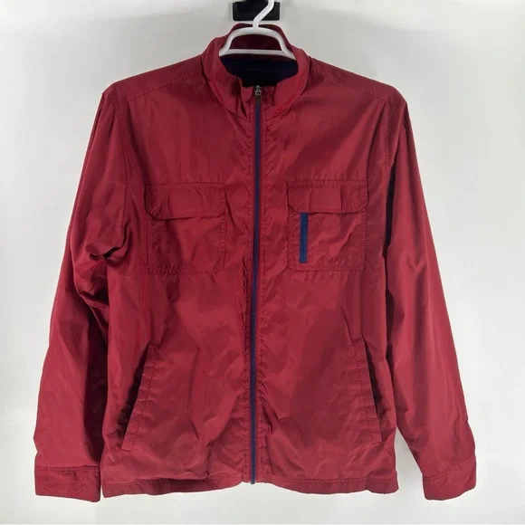 Tavik Men's Red Lightweight Jacket Raincoat