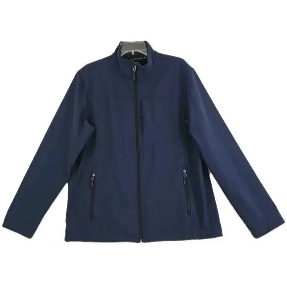 Swisstech ~Men's Size M (38-40)~ Navy Blue Zip-Up Windbreaker Jeacket.