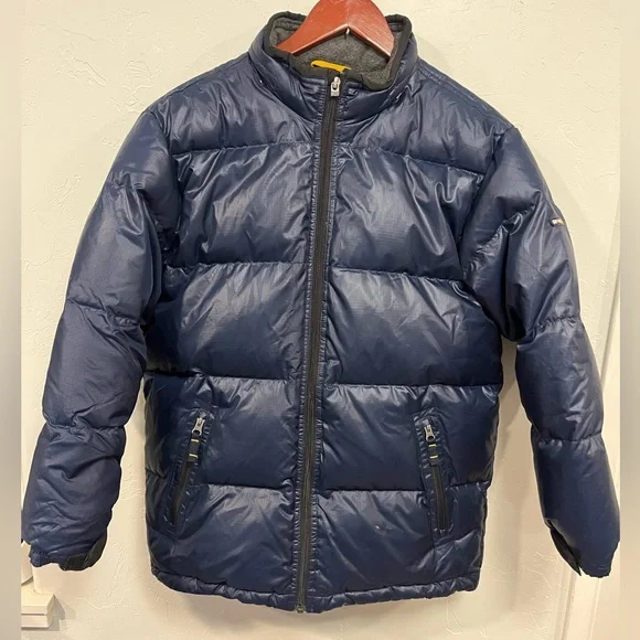GAP Dark‎ Blue Down Filled Puffer Jacket Youth 14-16