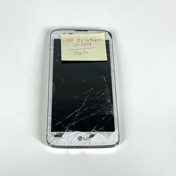LG K7 MS330 - 8GB - White Android Smartphone -UI System Error - For Parts