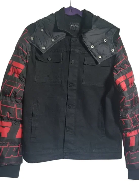 Rockstar Men's Original Urban Streetwear Hoodie Jacket Sz L