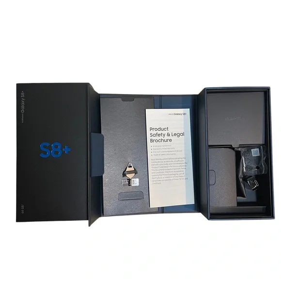 Samsung Galaxy S8+, S8 Plus, Box with Some Accessories (No Phone)